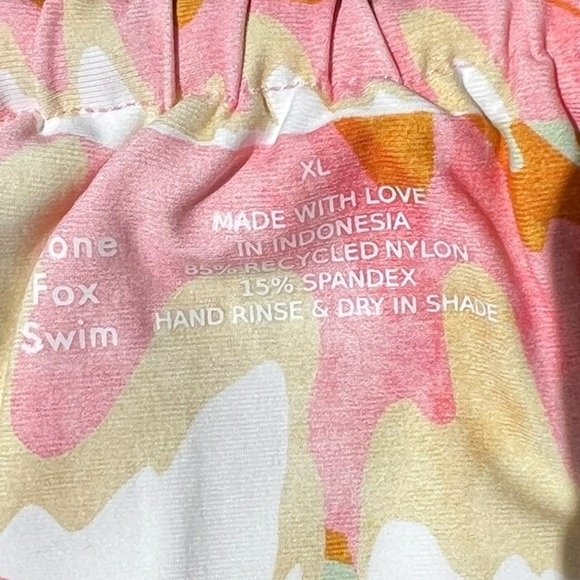 🌻NEW w.tags REVOLVE Stone Fox Swim Bijou Hot Tropics Cheeky Bikini Bottoms XL - Picture 4 of 11